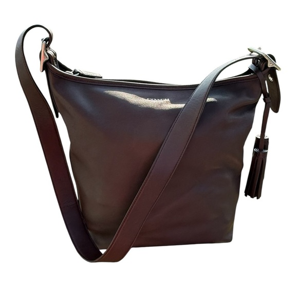 Coach 2013 Legacy Convertible Leather Duffle Bag #19889 VGUC Tassles Mahogany - Picture 1 of 10